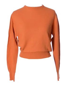 1950's Hadley Orange Cashmere Vintage Sweater SOLD