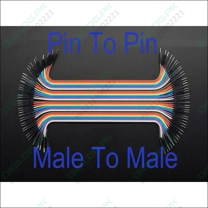 20cm Pin To Pin Jumper Wire Dupont Line 40 Pin Arduino Male To Male Jumper Wire