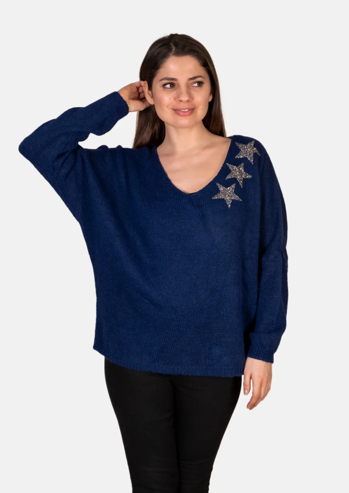 3 Stars Knitted Jumper