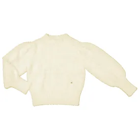 ABE Cream Knit Eyelash Sweater