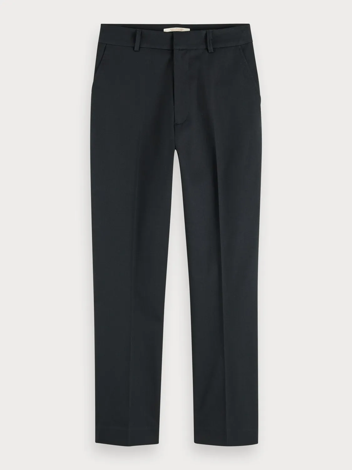 Abott | Mid-rise regular fit chino in Black