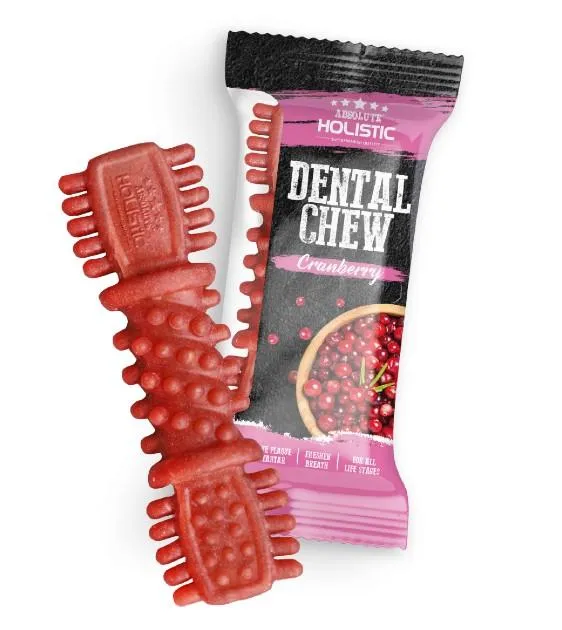 Absolute Holistic Dental Dog Chews (Cranberry)