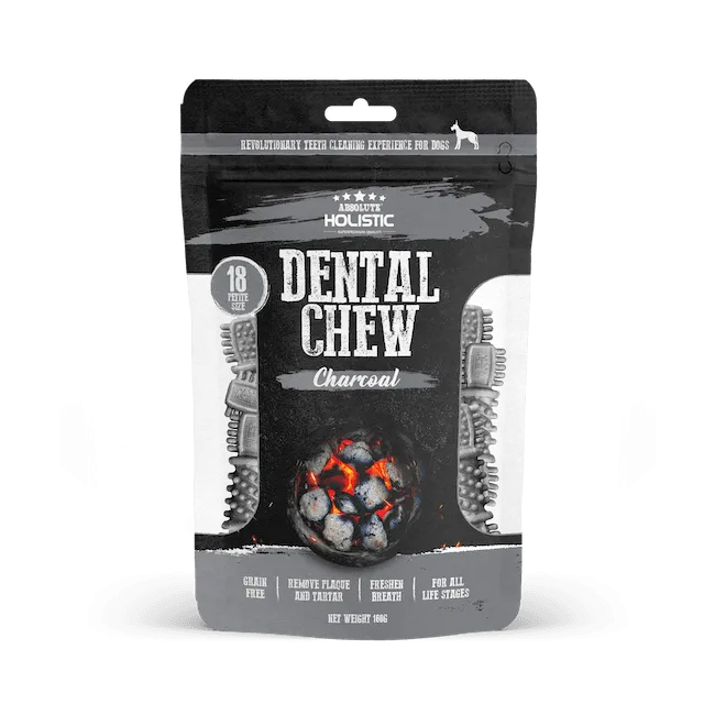 Absolute Holistic Petite Dental Dog Chews (Charcoal)