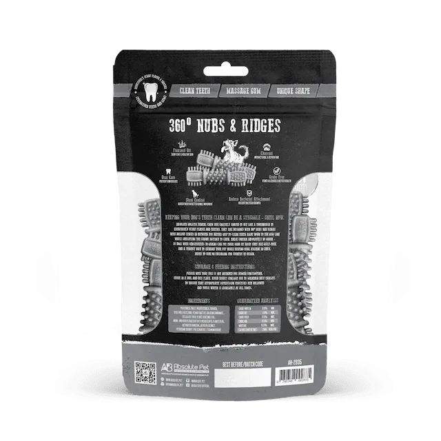 Absolute Holistic Petite Dental Dog Chews (Charcoal)