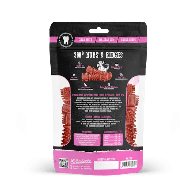 Absolute Holistic Petite Dental Dog Chews (Cranberry)