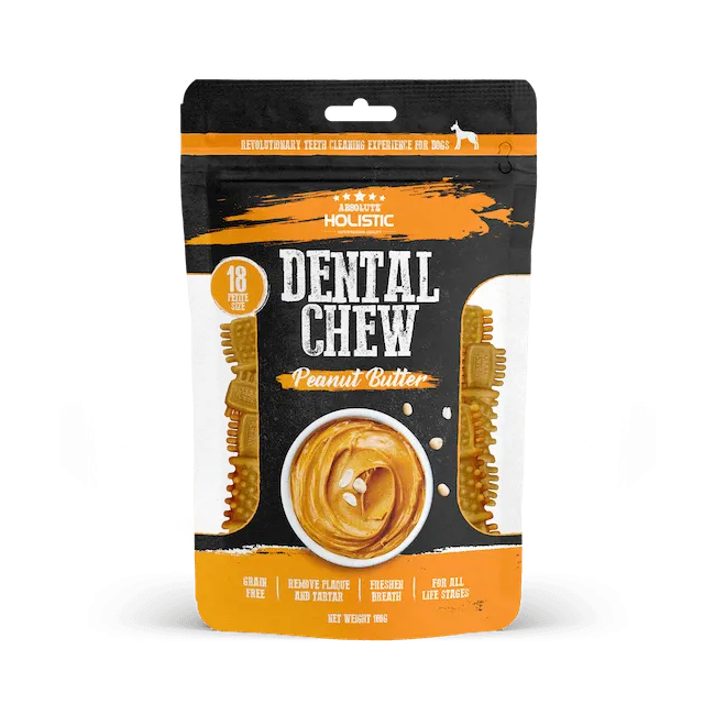 Absolute Holistic Petite Dental Dog Chews (Peanut Butter)