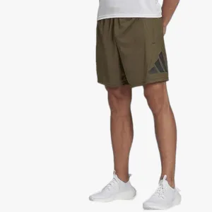 adidas Mens Training Logo Shorts Olive