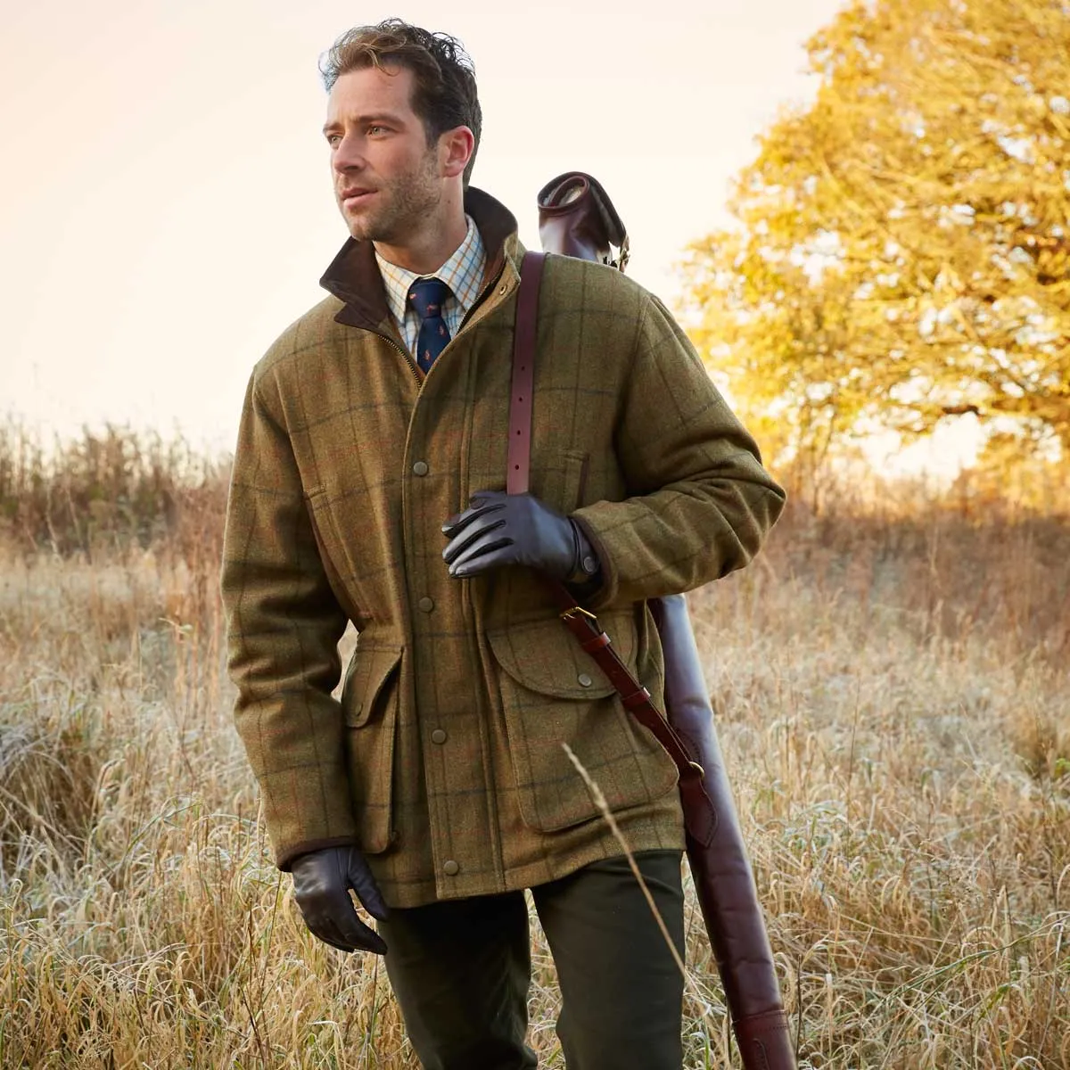 Alan Paine Combrook Tweed Waterproof Coat