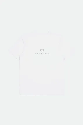 Alpha Thread S/S Standard Tee - White/White