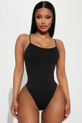 Always Snatched Sculpt Shapewear Bodysuit - Black