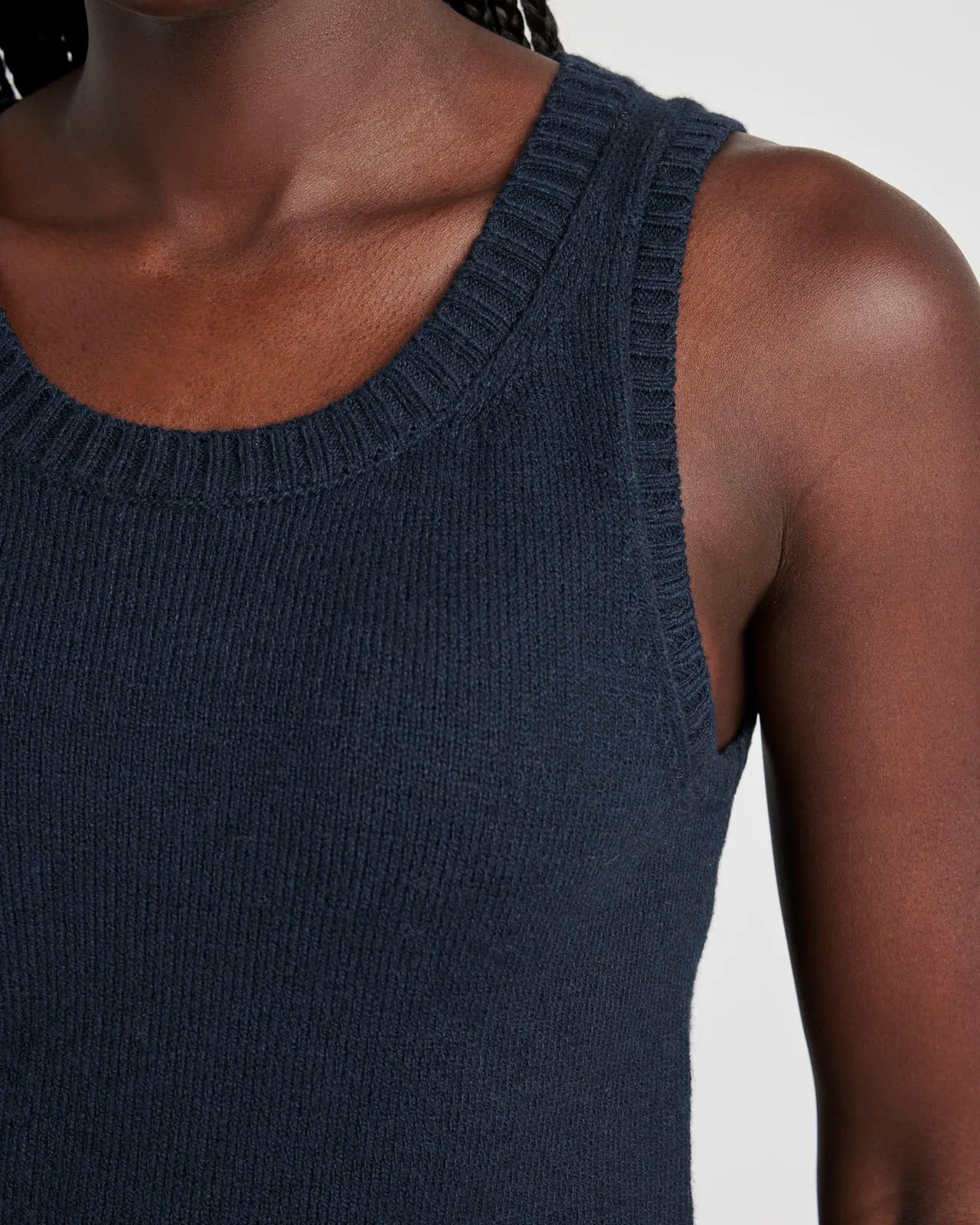 Amber Cropped Sweater Tank