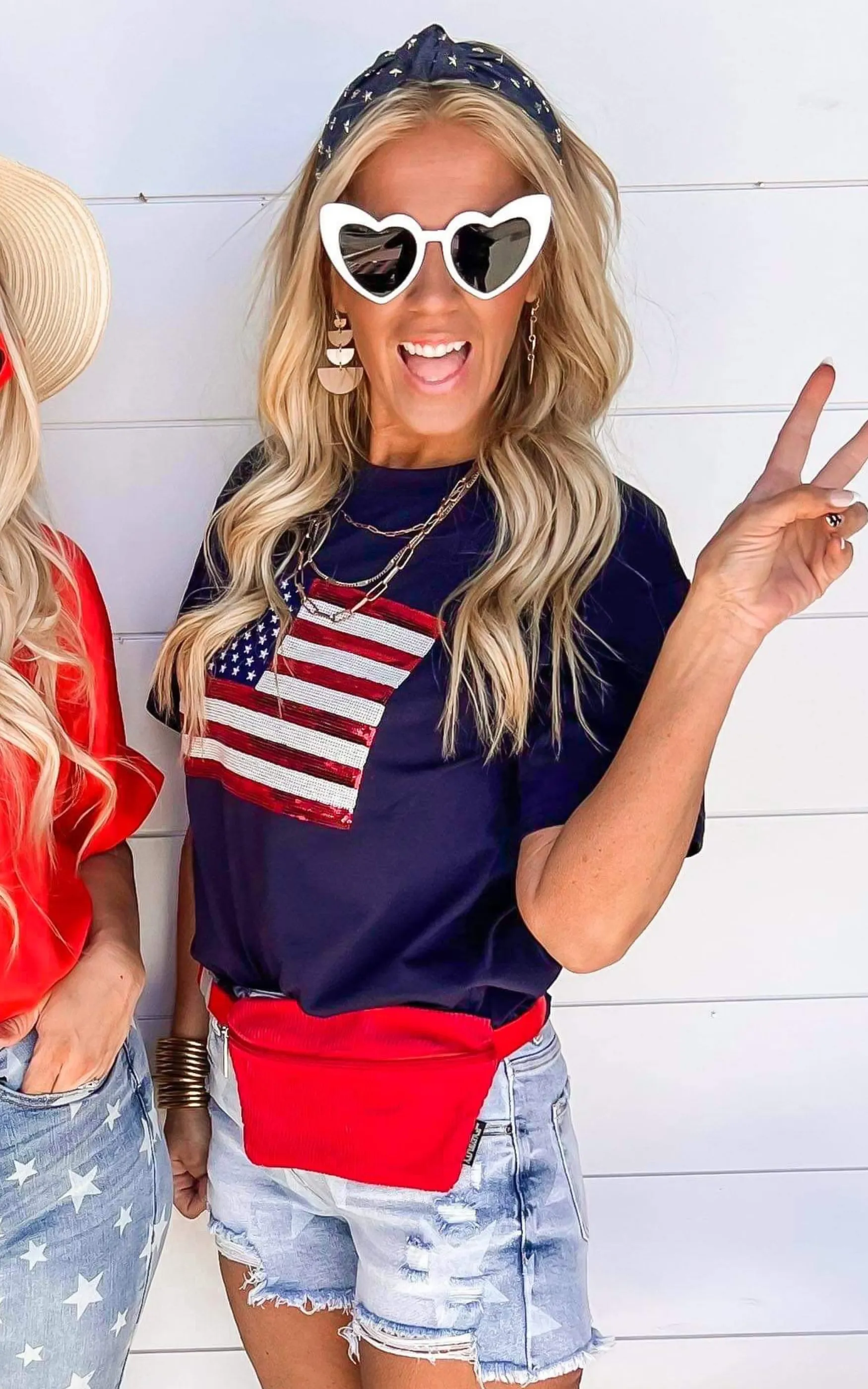 American Flag Sequin Top | FINAL SALE