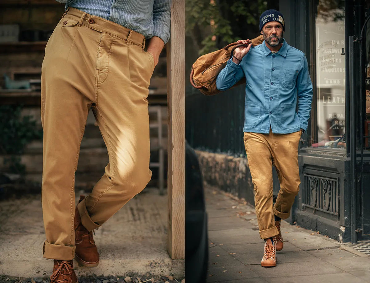 &SONS Beckett Trousers Tan