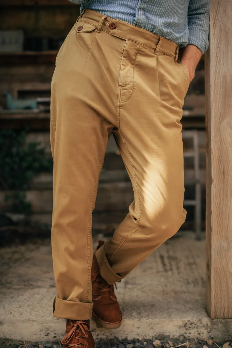 &SONS Beckett Trousers Tan