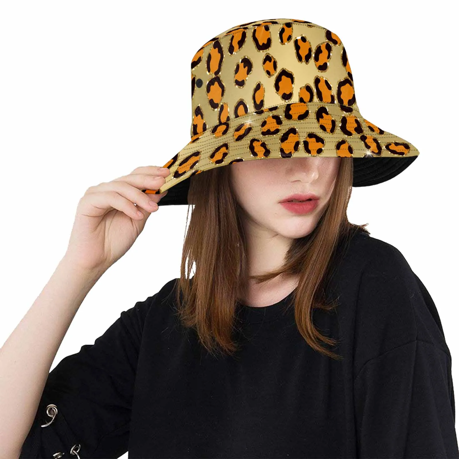 Animal Print 10  Unisex Summer Single-Layer Bucket Hat