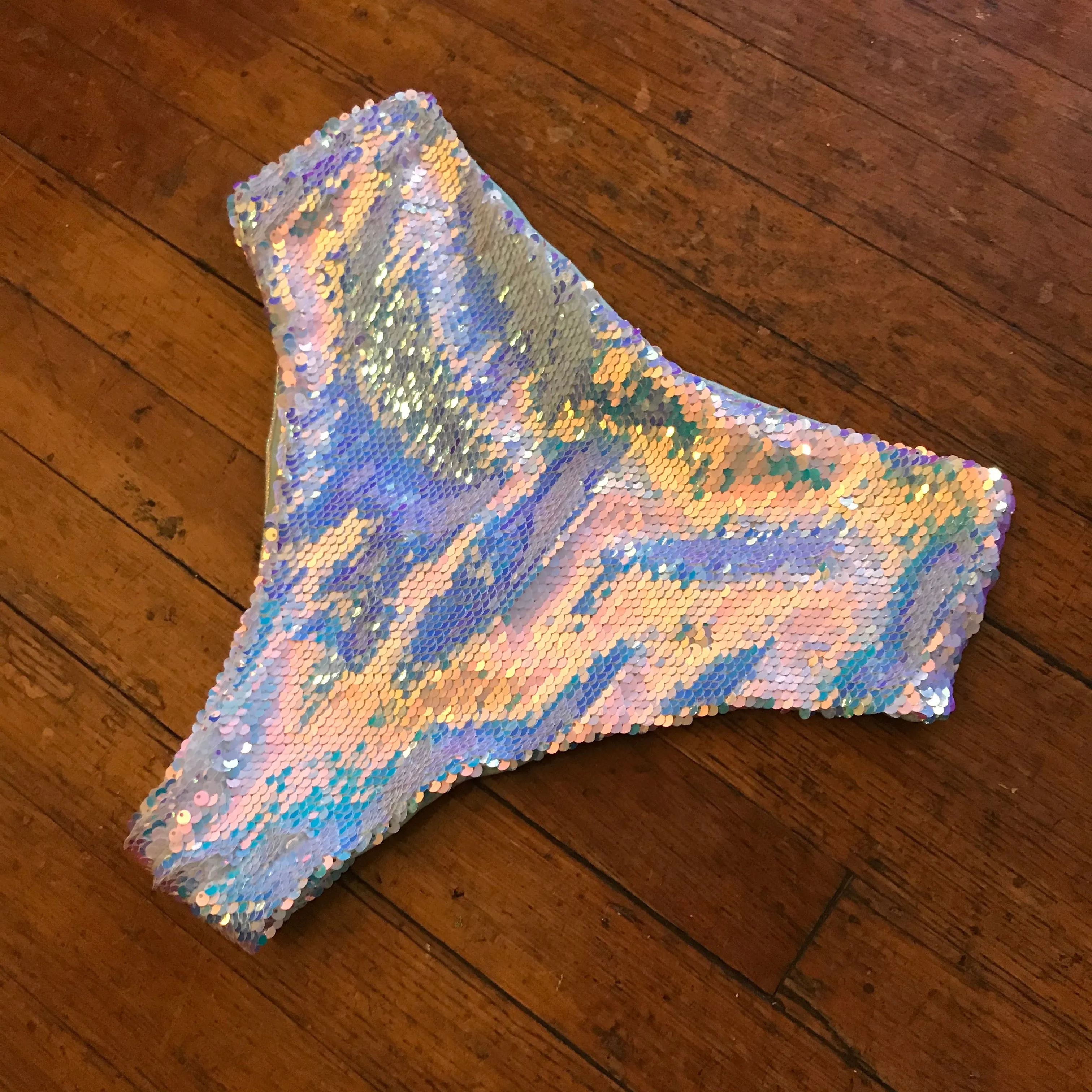 Aqua Unicorn Gemini Sequin Siren Shorts | MTO