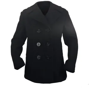 AS-IS NAVY Women's Enlisted Peacoat