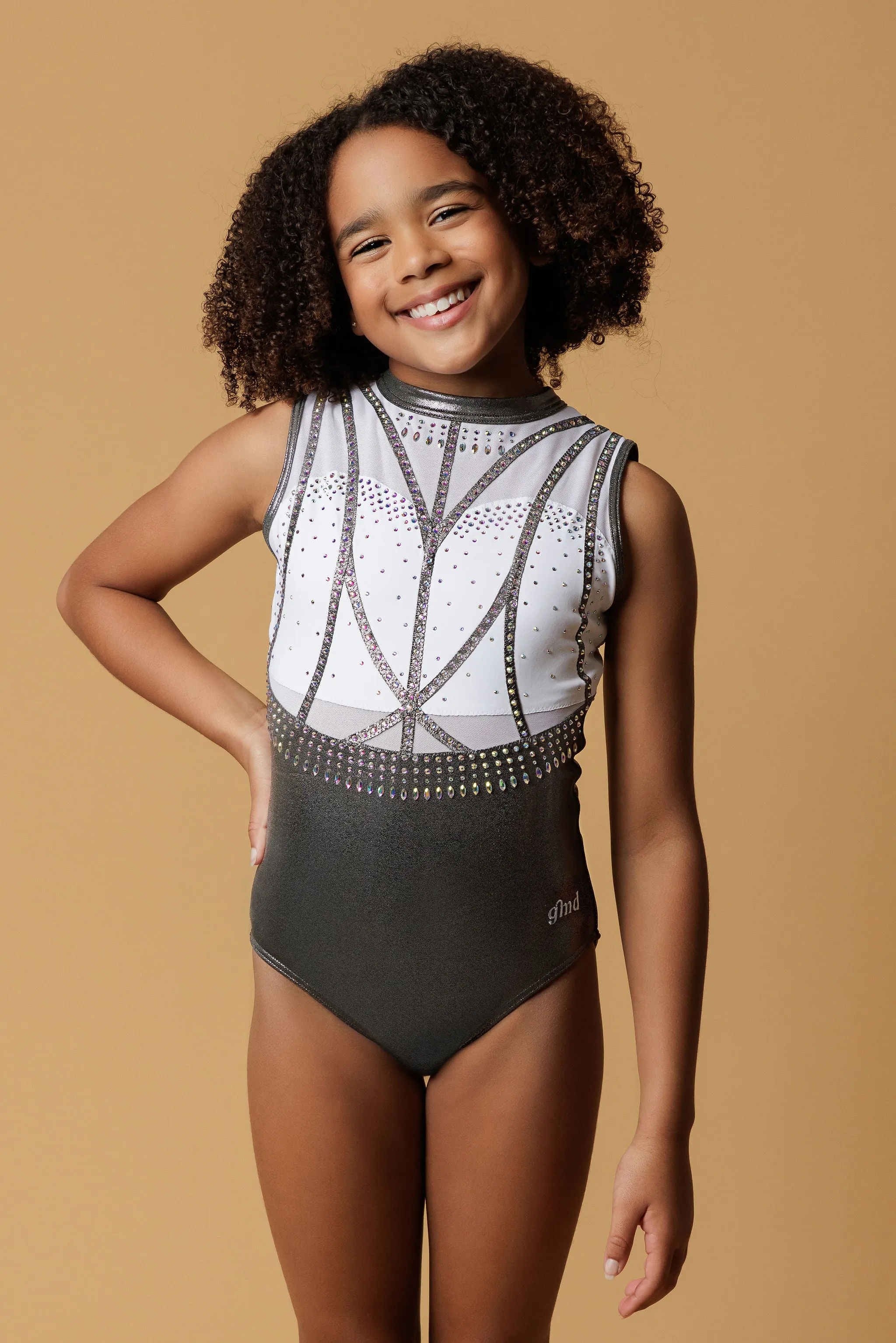 Athena Gunmetal Leotard