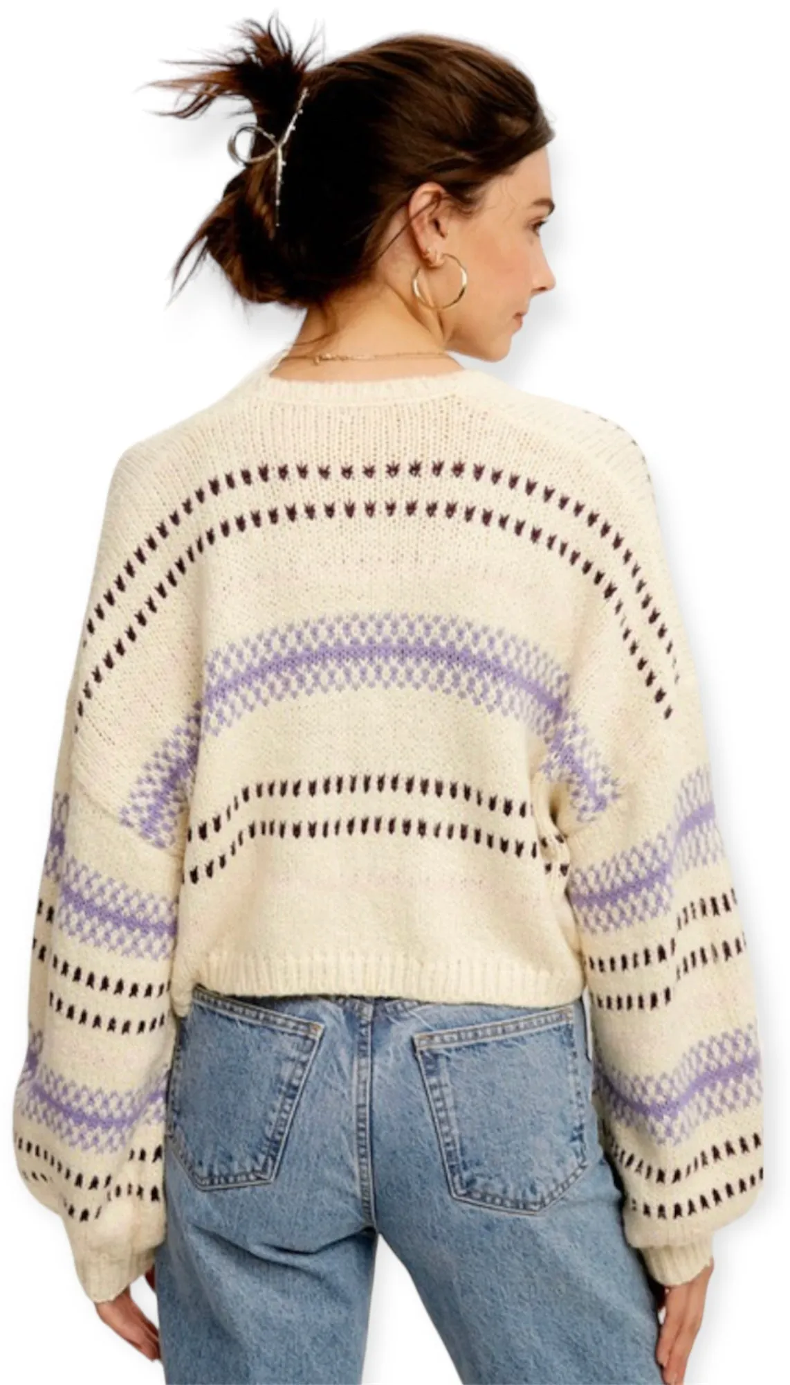 Aura Sweater Crop Cardigan