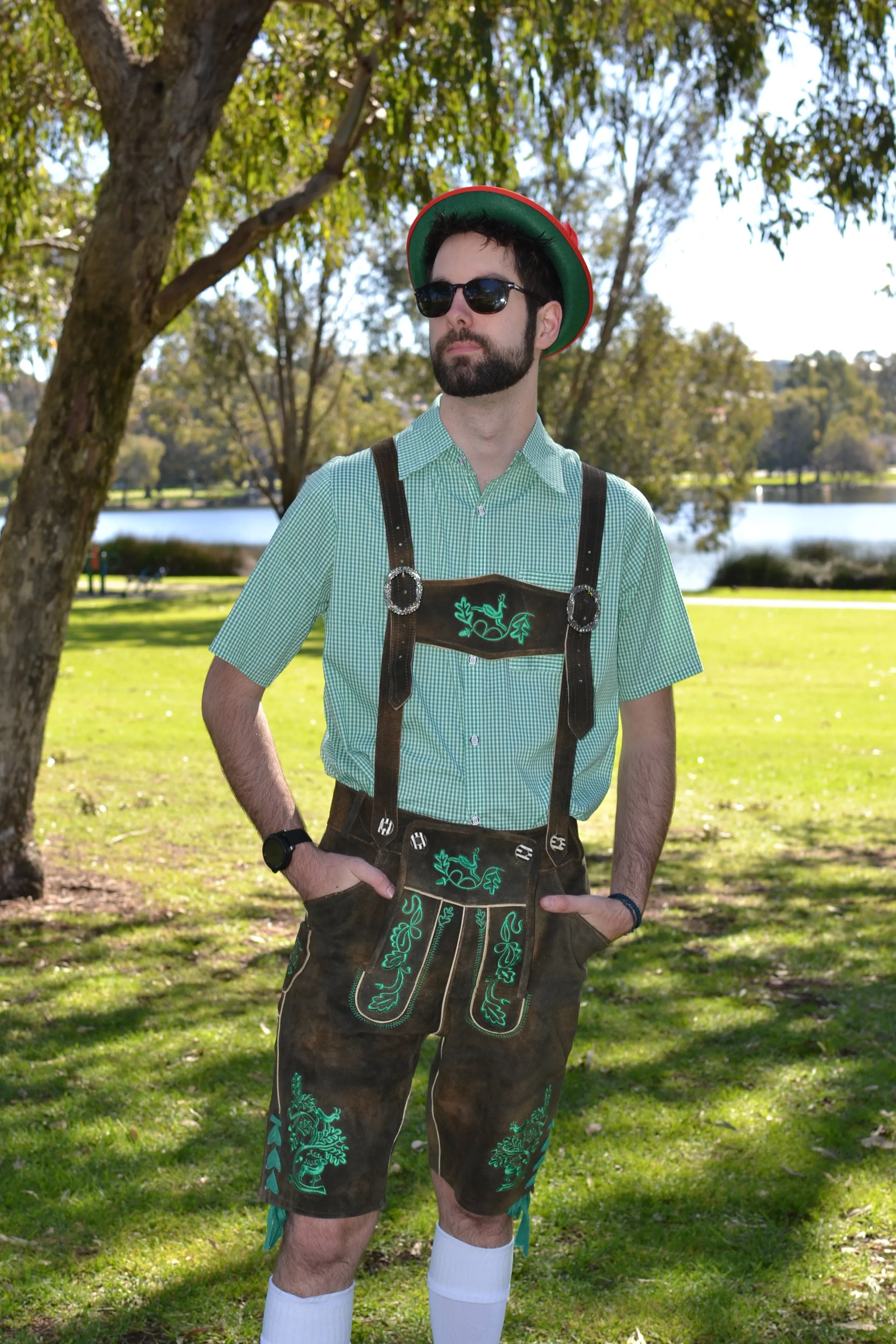 Authentic Leather German Lederhosen