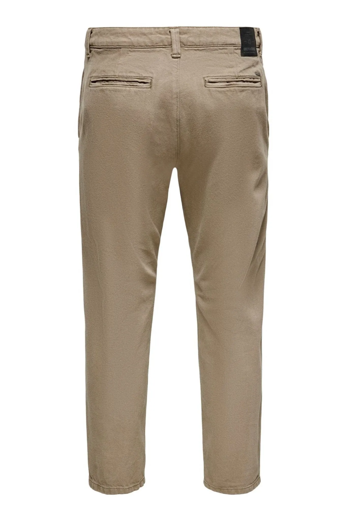 Avi Beam Chino Twill Trousers - Shitake