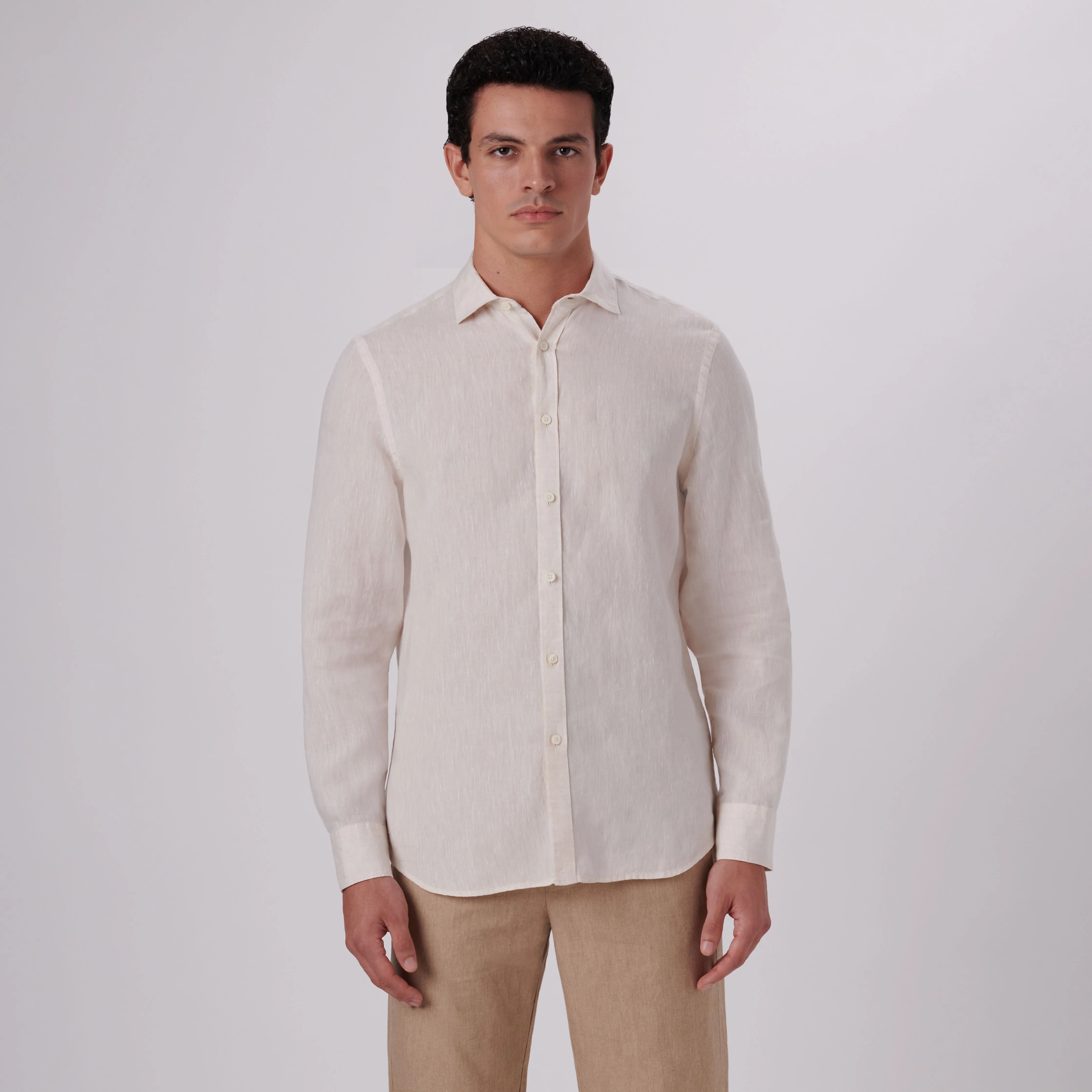 AXEL Solid Linen Shirt