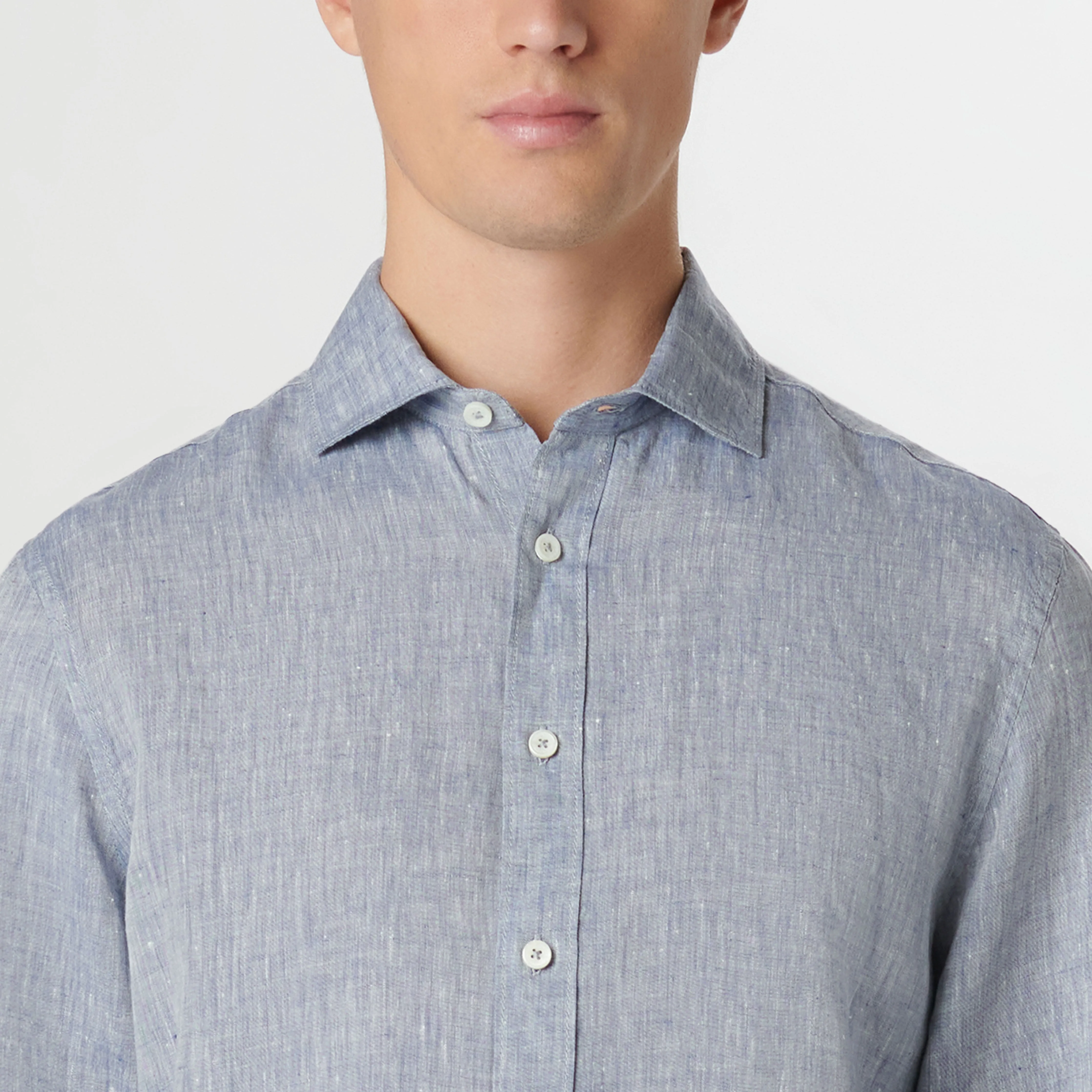 AXEL Solid Linen Shirt