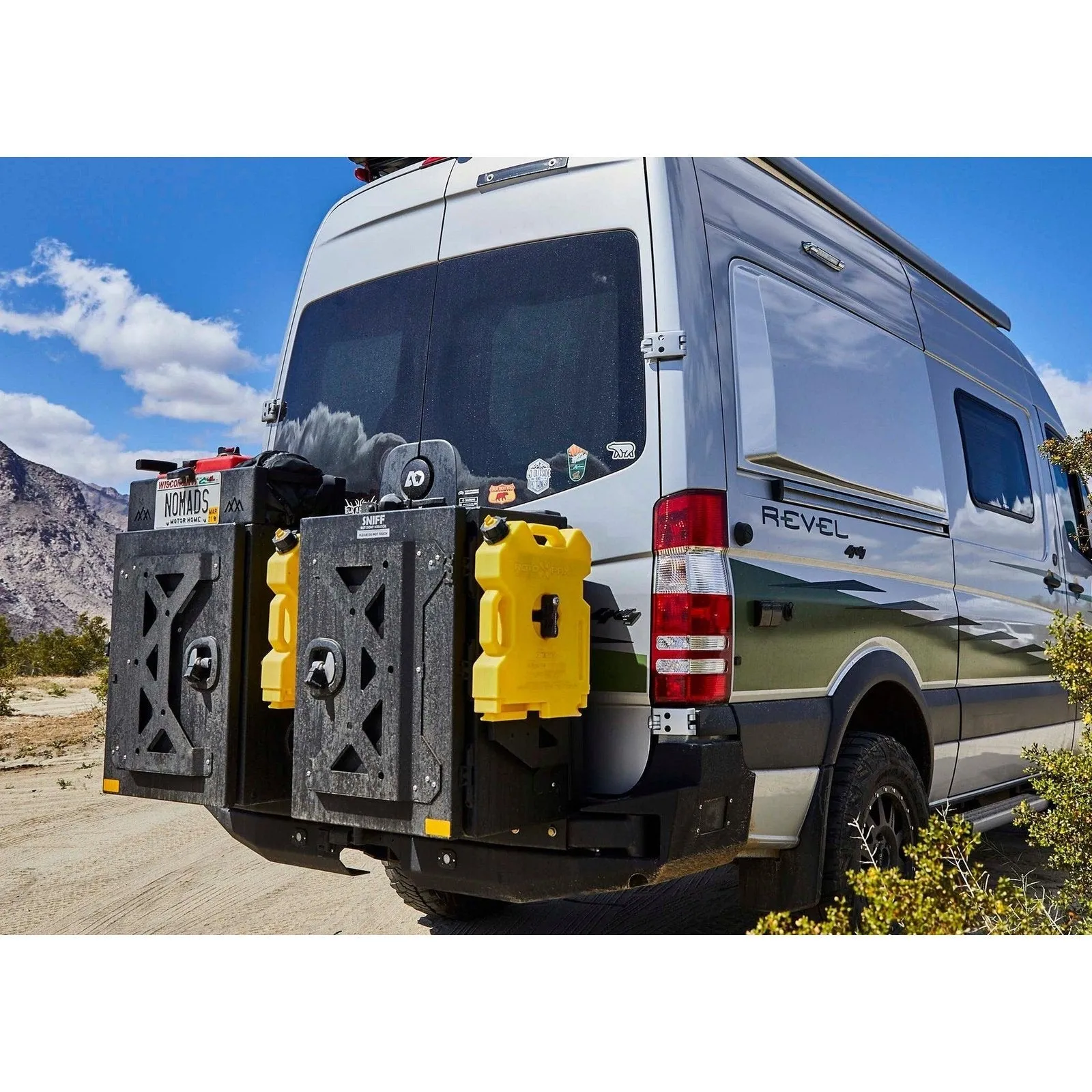 Backwoods Adventure Mods Mercedes Sprinter (2014-2018) Rear Swing Out Bumper