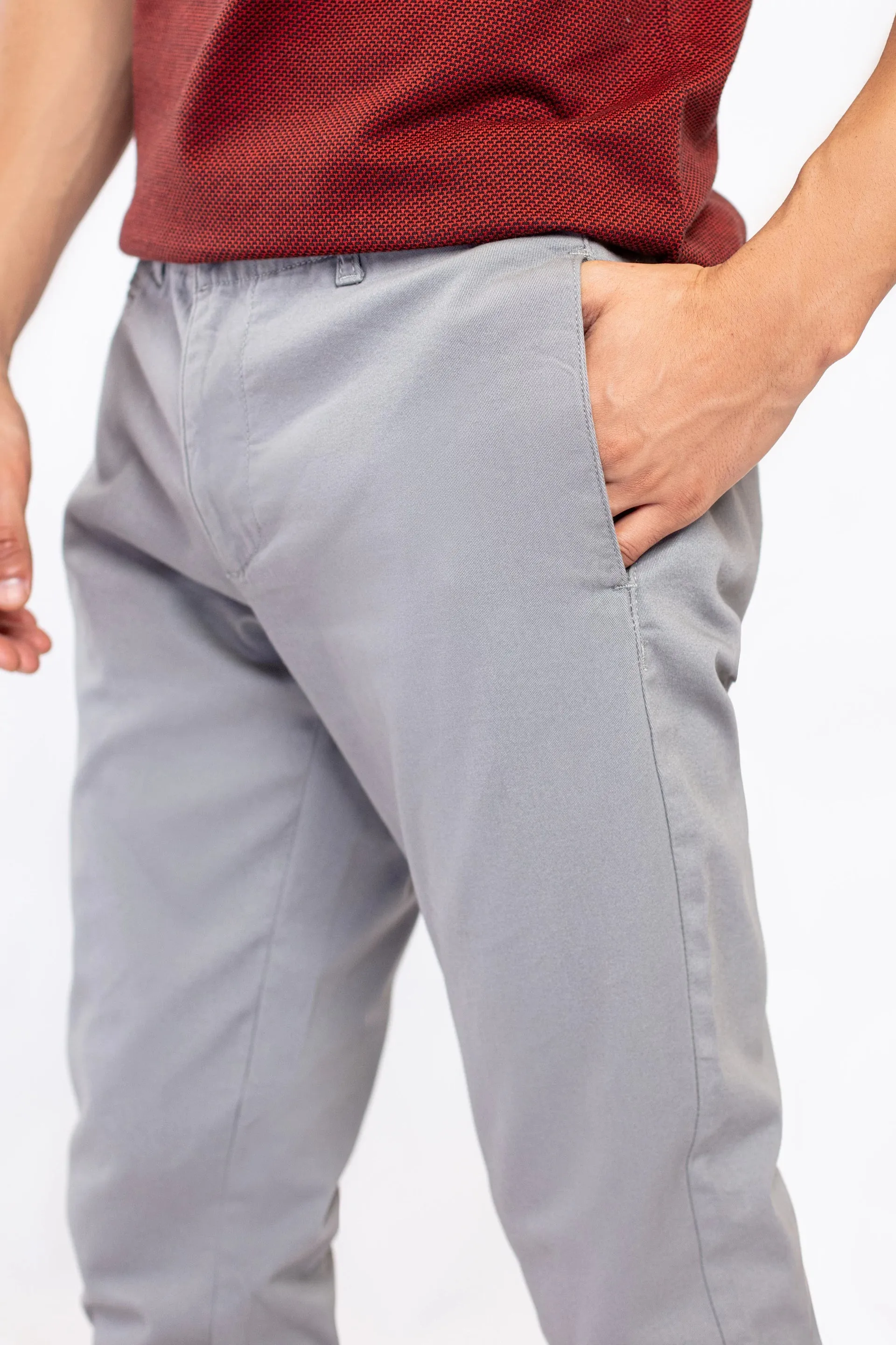 Basic Grey Chinos