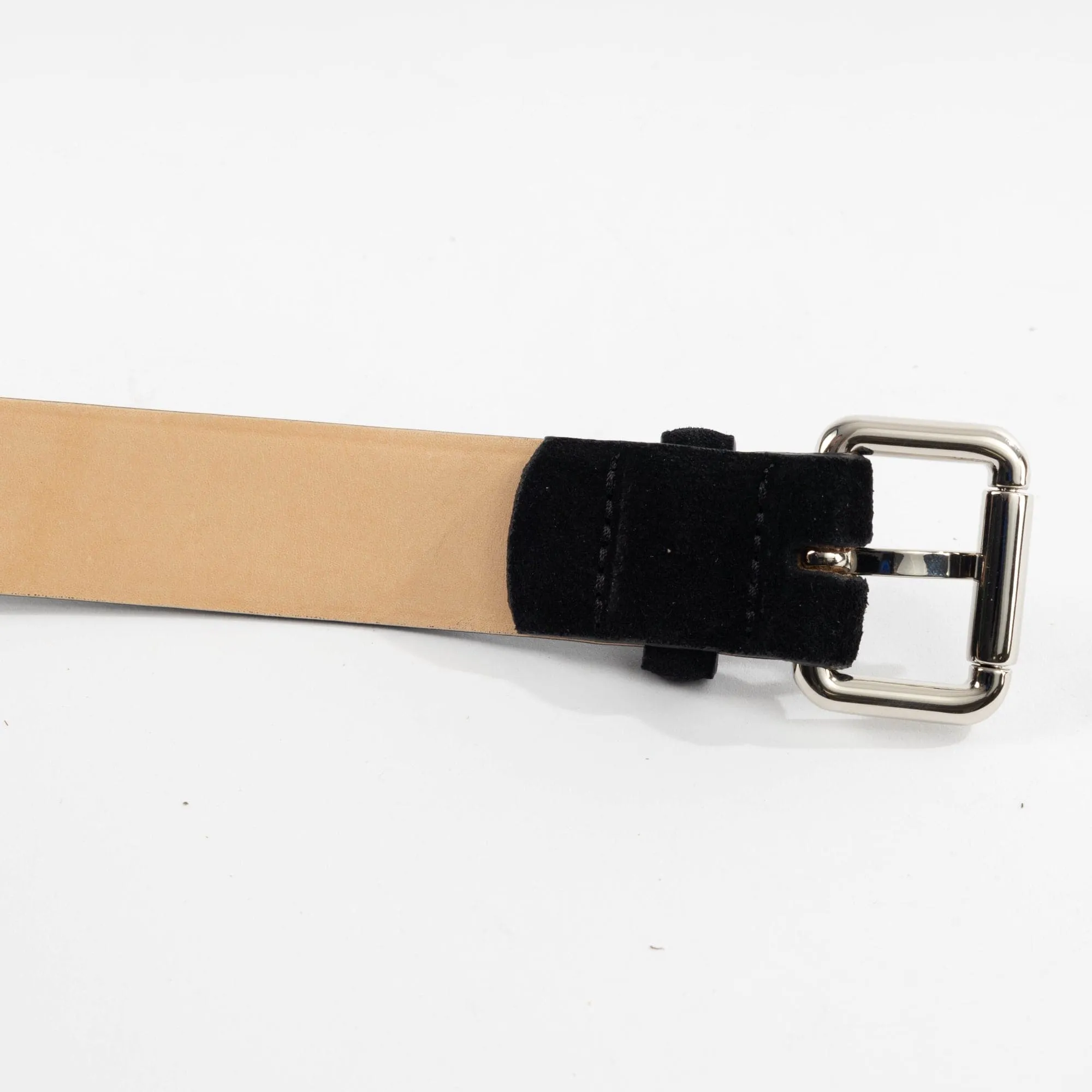 Black Mount Suede Belt