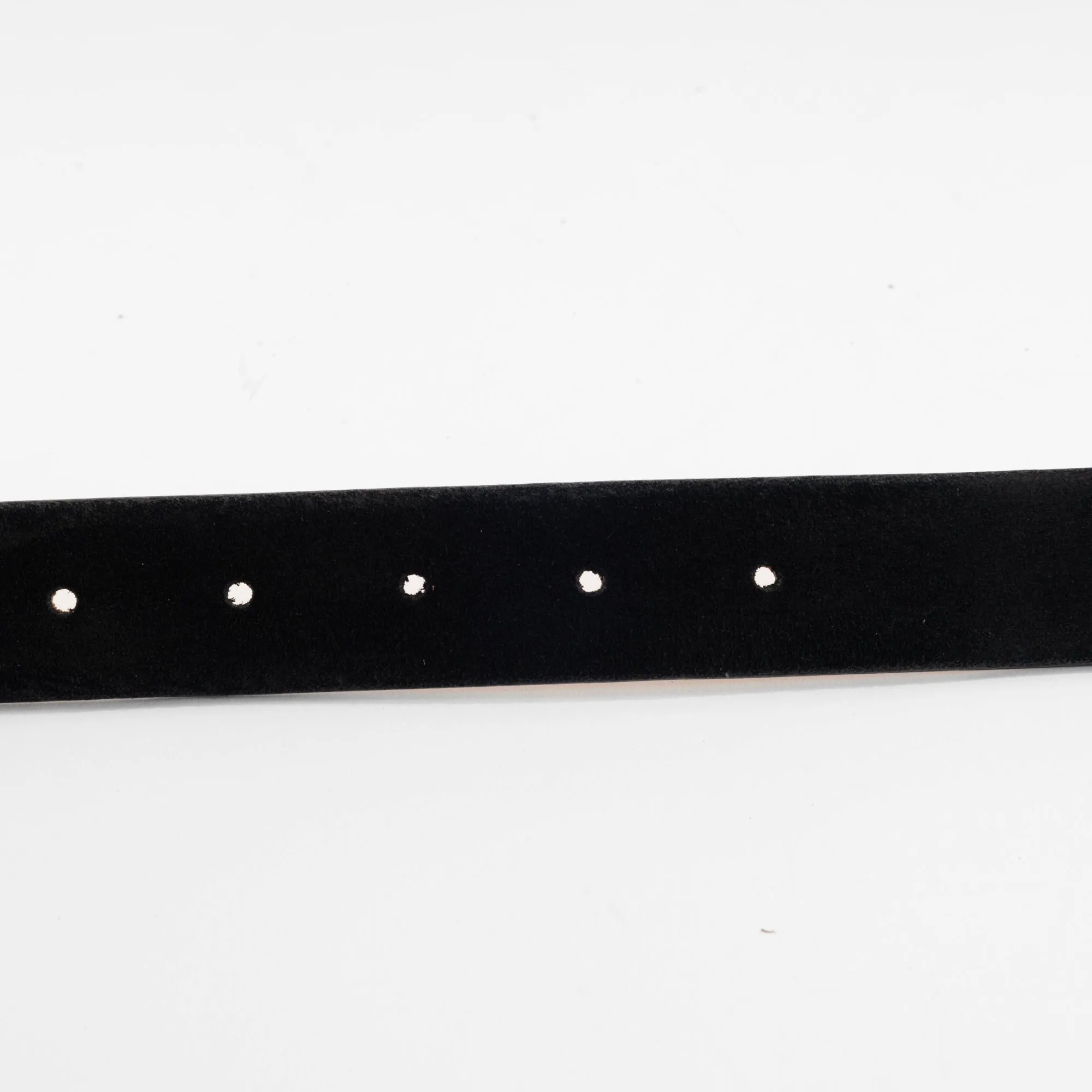 Black Mount Suede Belt