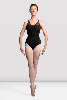 Bloch L3135 Adult Mesh Racer Halter Leotard