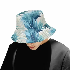 Blue Palms  Unisex Summer Single-Layer Bucket Hat