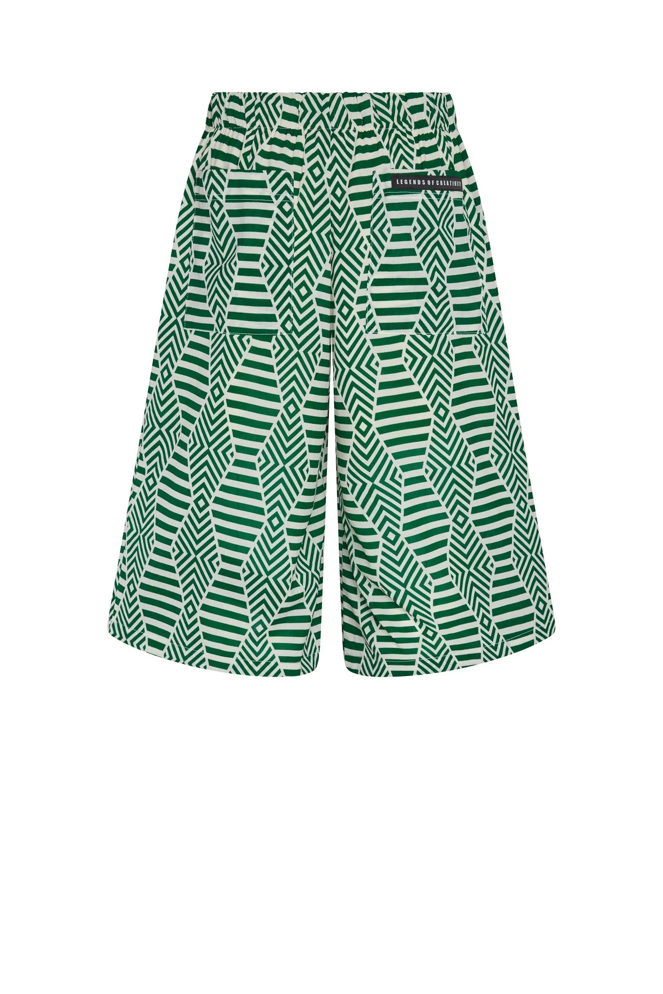 Bowie Printed Linen Baggy Shorts