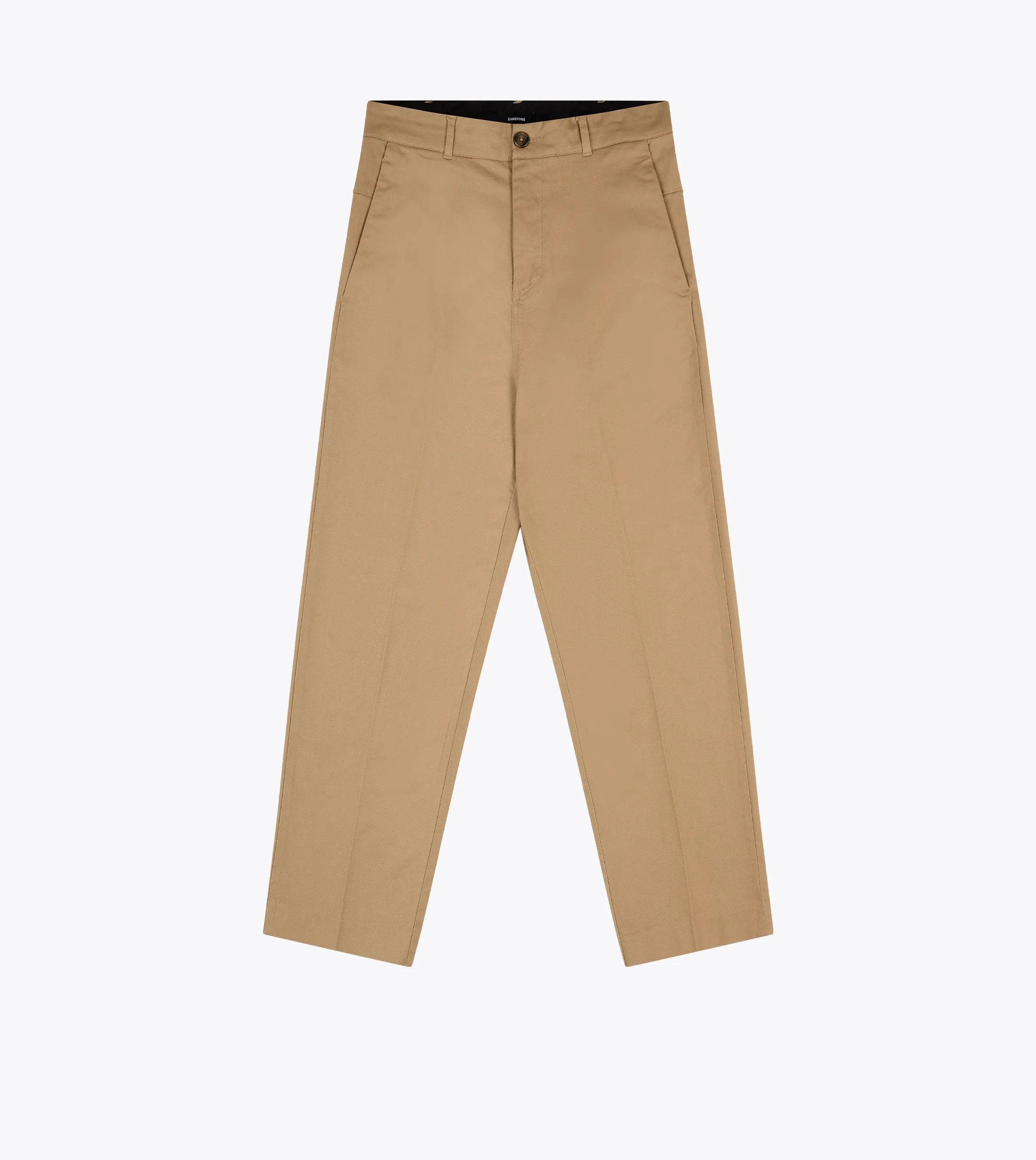 Box Crop Pant Dk Tan