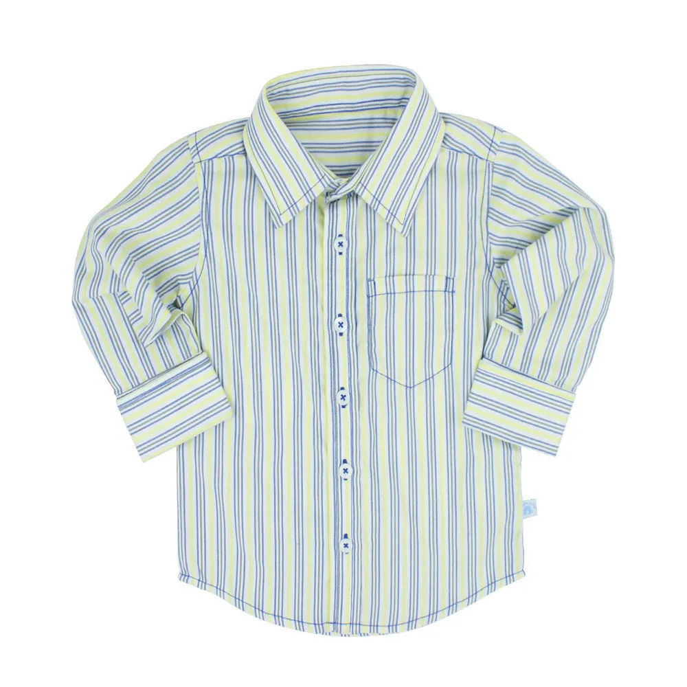 Boy's Yuri Striped Button Down