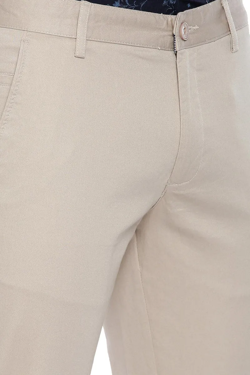 Bronx Chinos - Light Beige Trouser For Men | Ariser