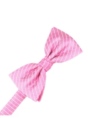 Bubblegum Diamond Grid Pattern Formal Bow Tie