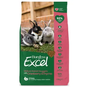 Burgess Excel Rabbit Mature Nuggets with Cranberry & Thyme 1.5kg