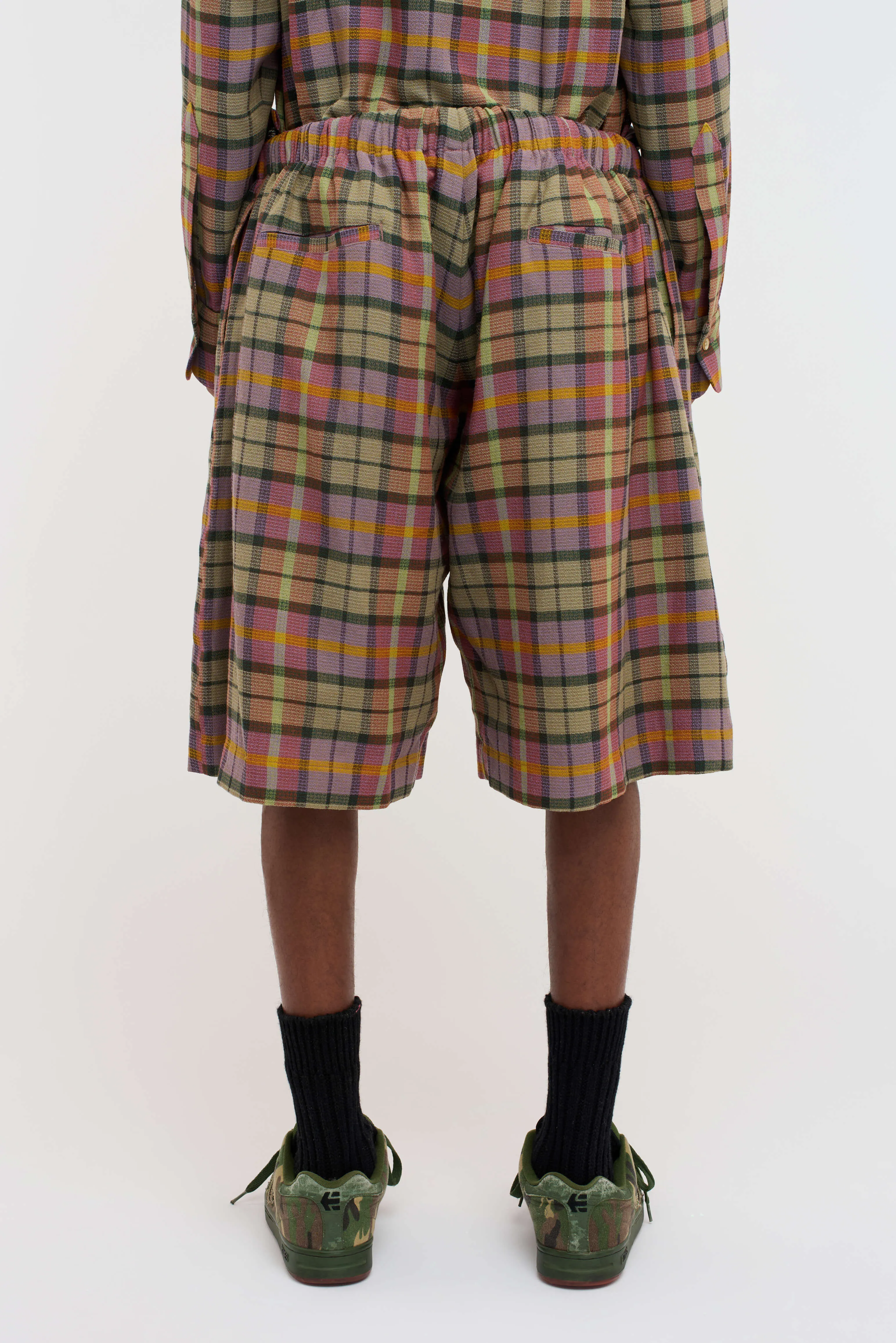 Burnout Plaid Raver Short