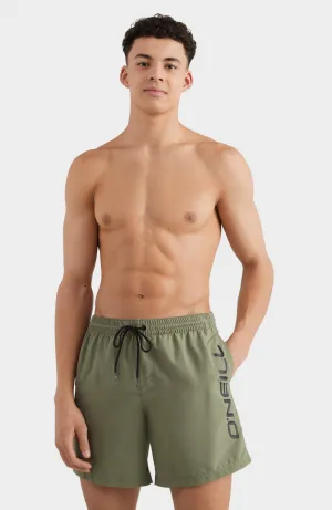 Cali 16'' Swim Shorts | Deep Lichen Green