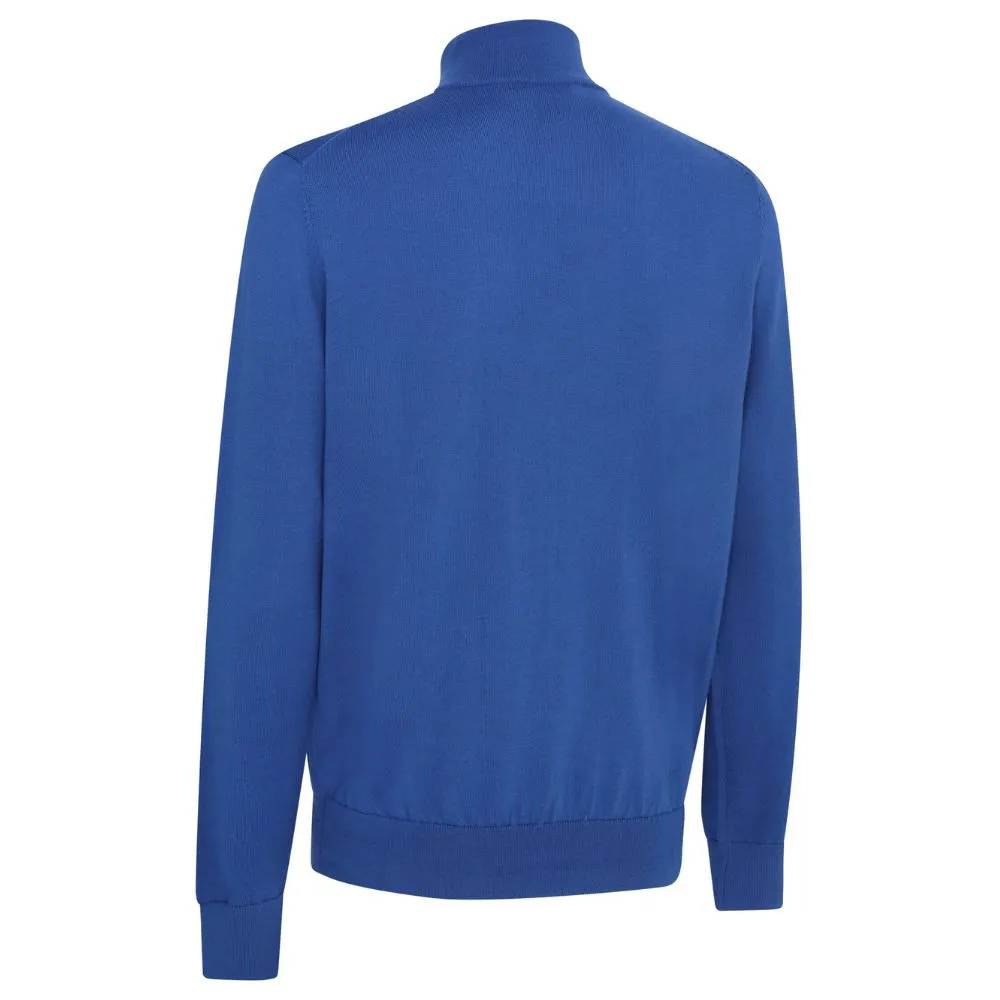 Callaway Blended Merino 1/4 Zip Mens Golf Sweater CGGF80M1 2024 - Galaxy Blue