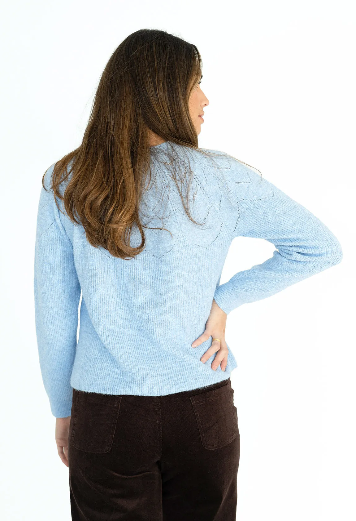 Camille Jumper in Sky Blue