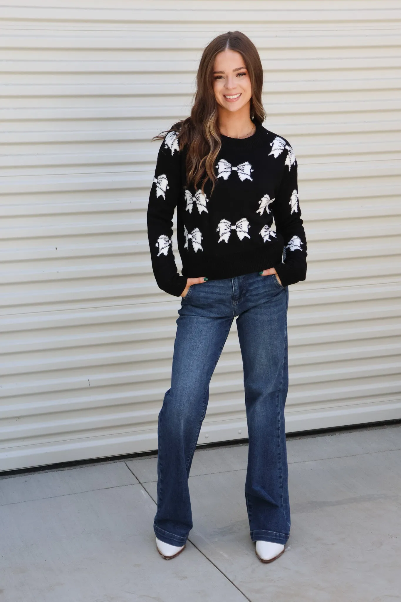 Charming Bow Sweater