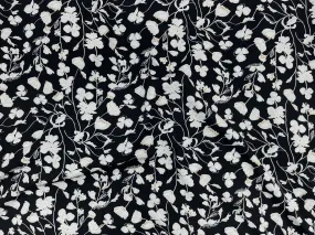 Charming Flower - Printed Crepe Fabric