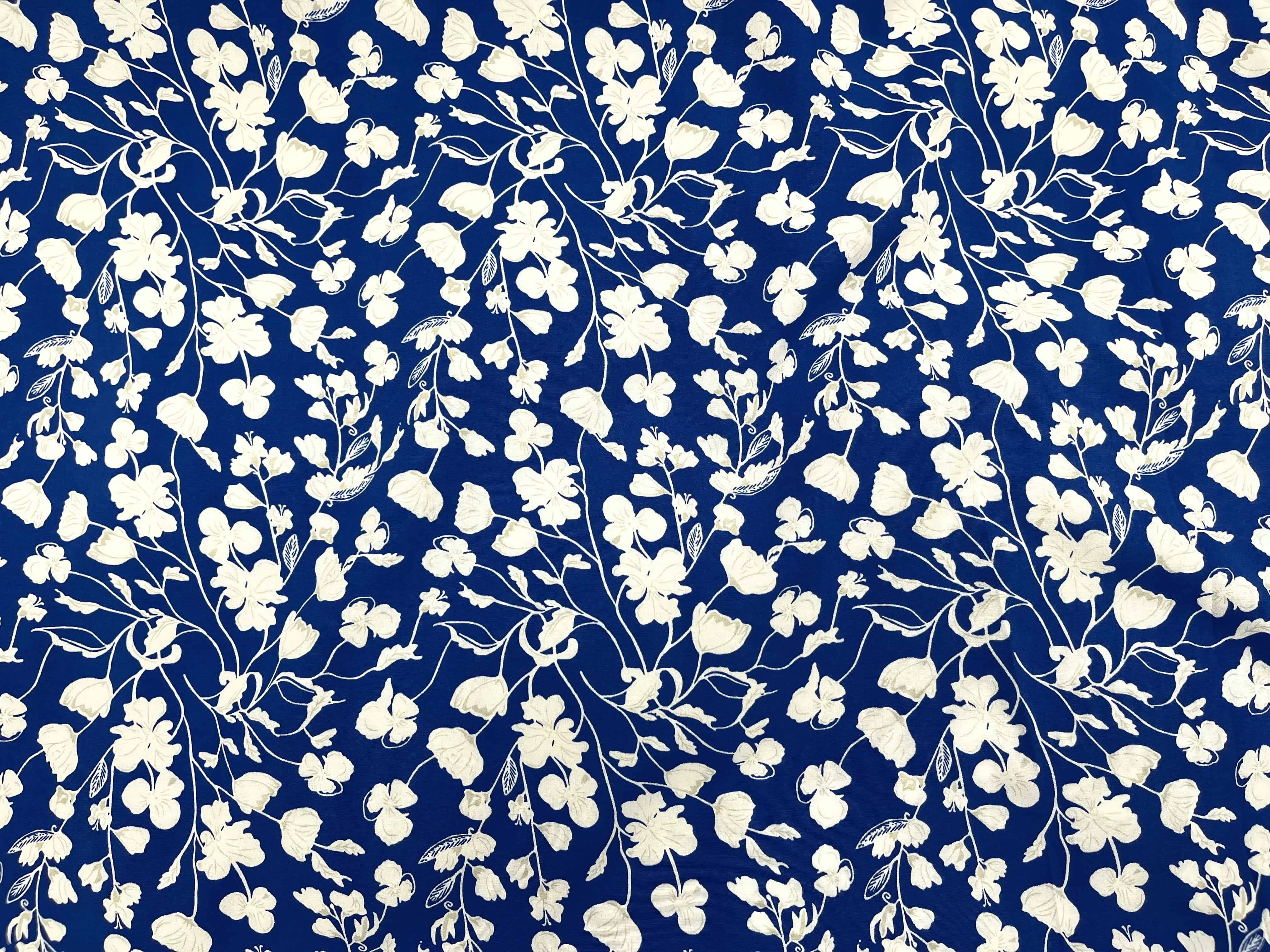 Charming Flower - Printed Crepe Fabric