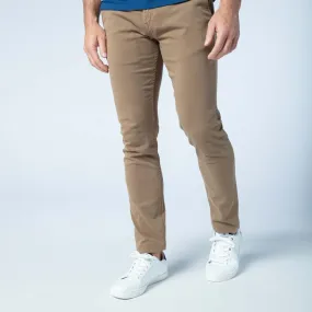 Chino 721 beige coupe ajustée