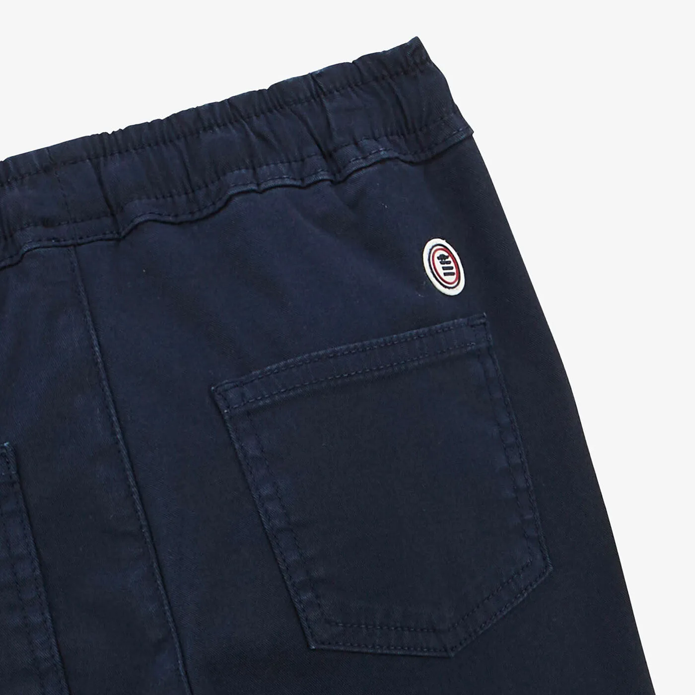 Chino 734 Junior avec taille élastiquée bleu foncé