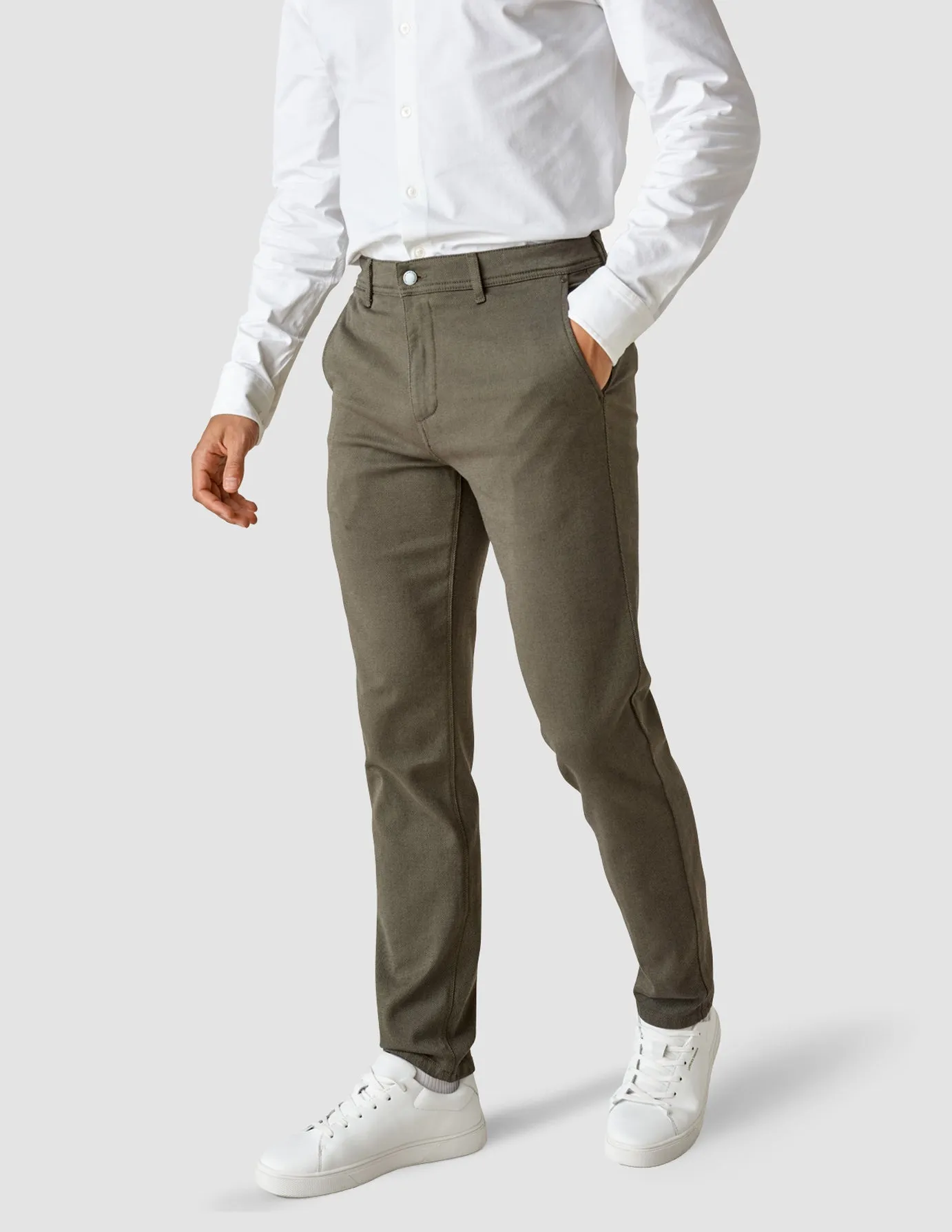 Classic Pants Regular Remote Green