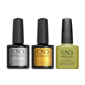 CND - Shellac Combo - Base, Top & Plantbound